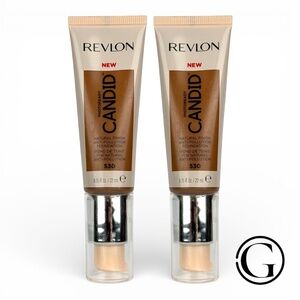 2 PACK Revlon PhotoReady Candid Foundation- 530 Pecan